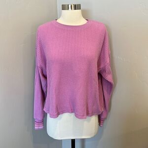 PJ Salvage Waffle Knit Top